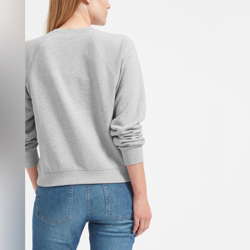 Everlane The Slim Classic French Terry Crew Size M - Picture 5 of 10